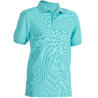 TURQUOISE KID'S SHORT-SLEEVED GOLF POLO