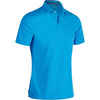 Golf Poloshirt 500 Kurzarm Herren blau