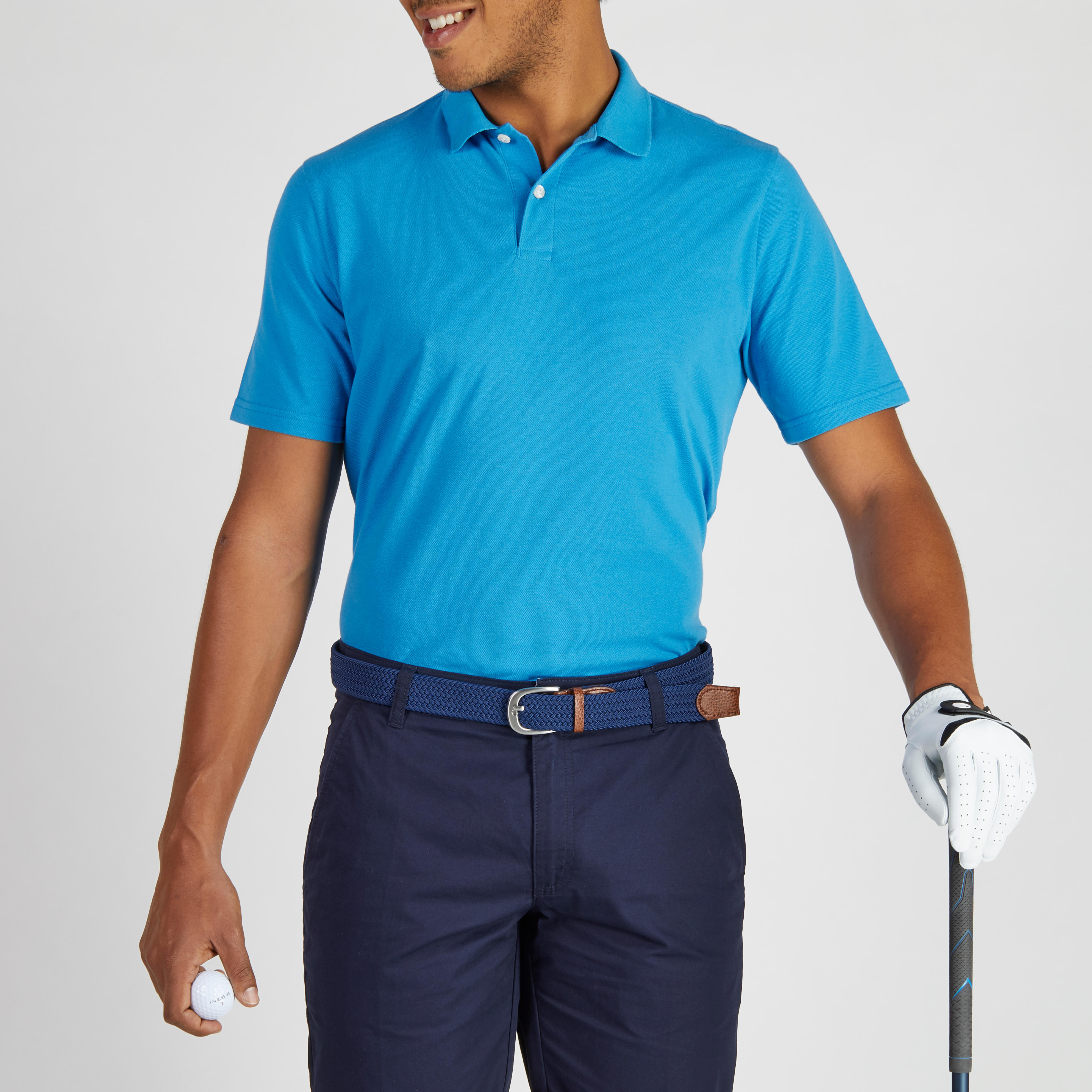 

Men's Golf Polo T-Shirt 500 Blue