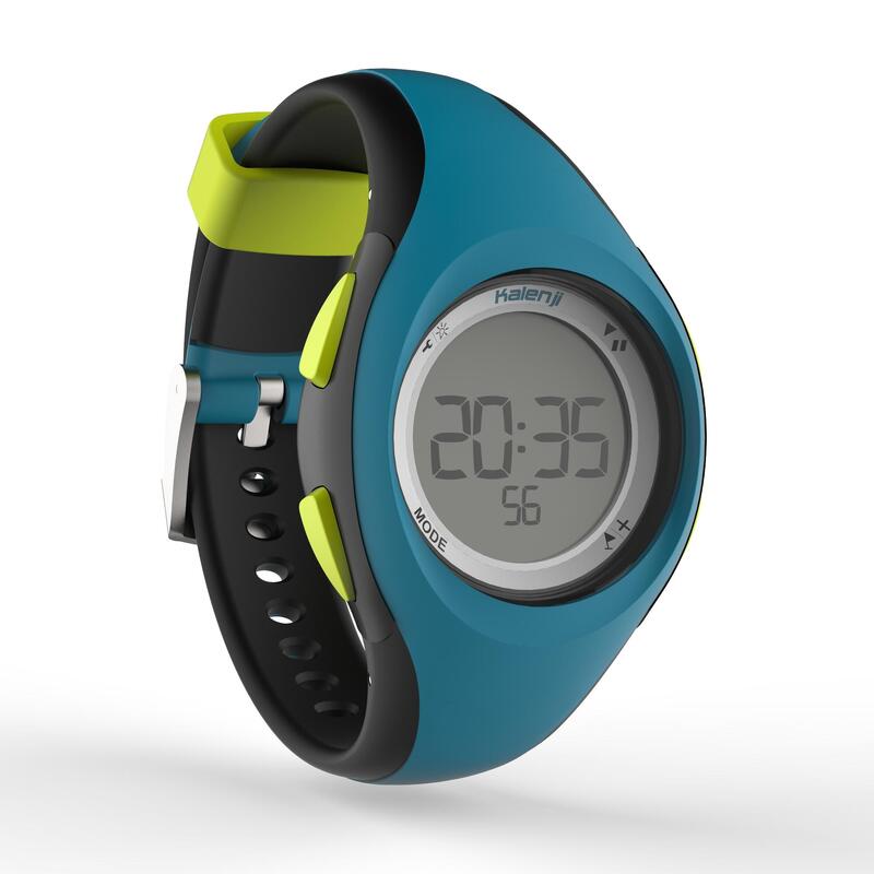 W200 S women's running stopwatch - Blue and Black