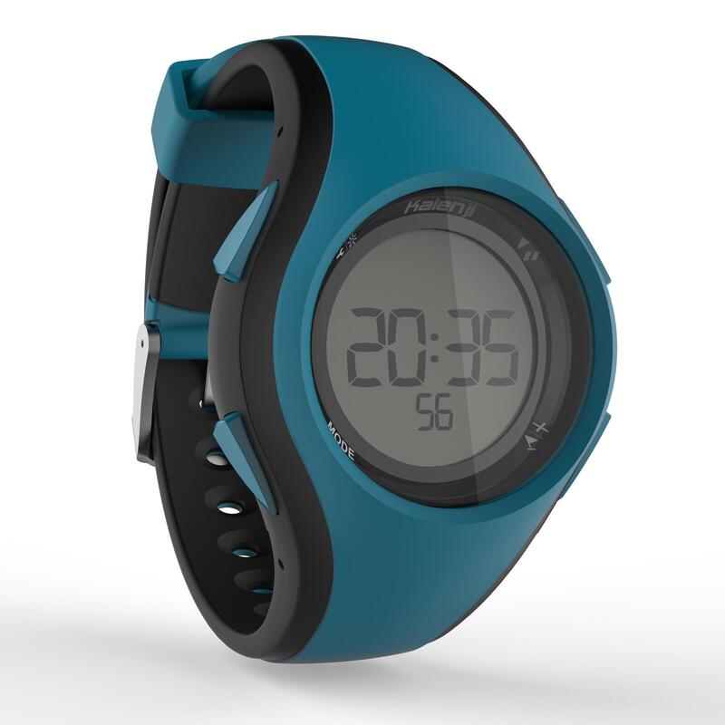 Uitvoerbaar eb Analist Horloge met stopwatch W200 M blauw zwart | KALENJI | Decathlon.nl