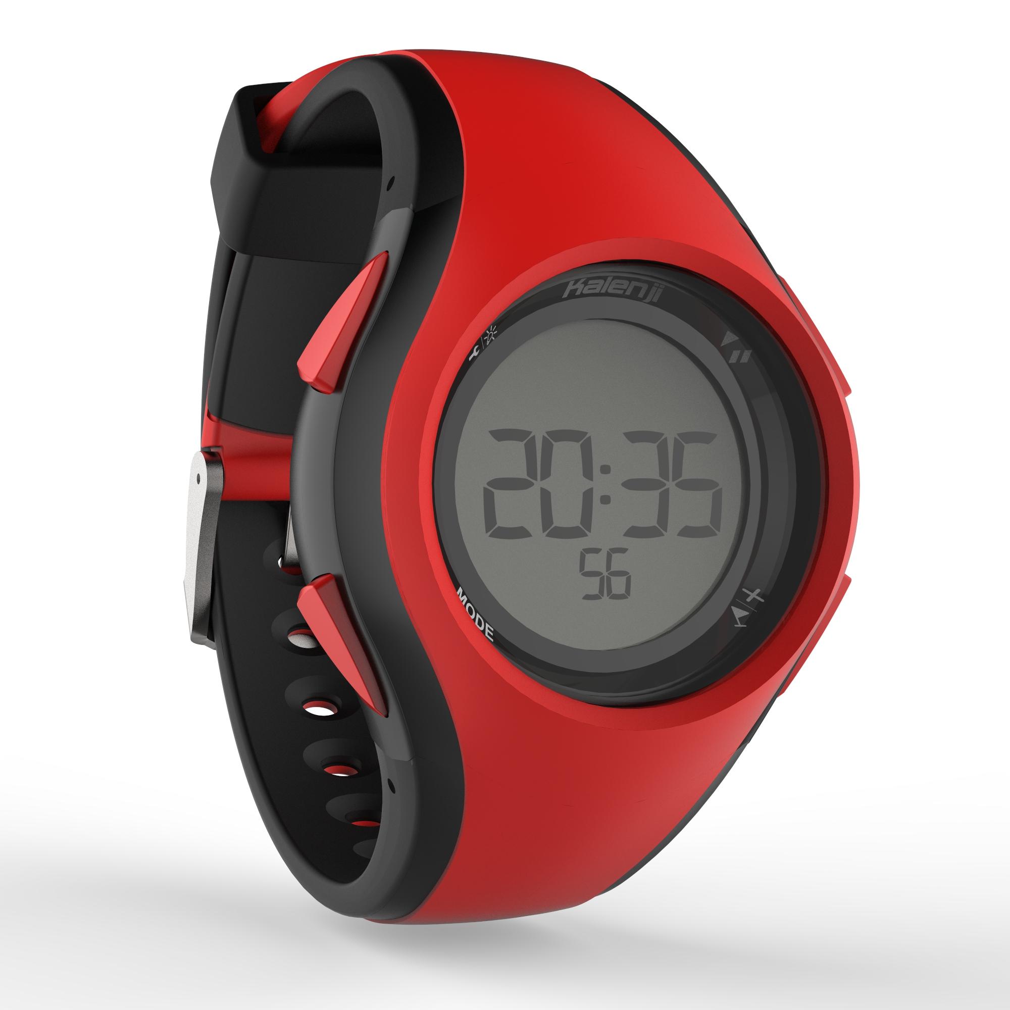 

W200 M running stopwatch - Red and Black, Black/red