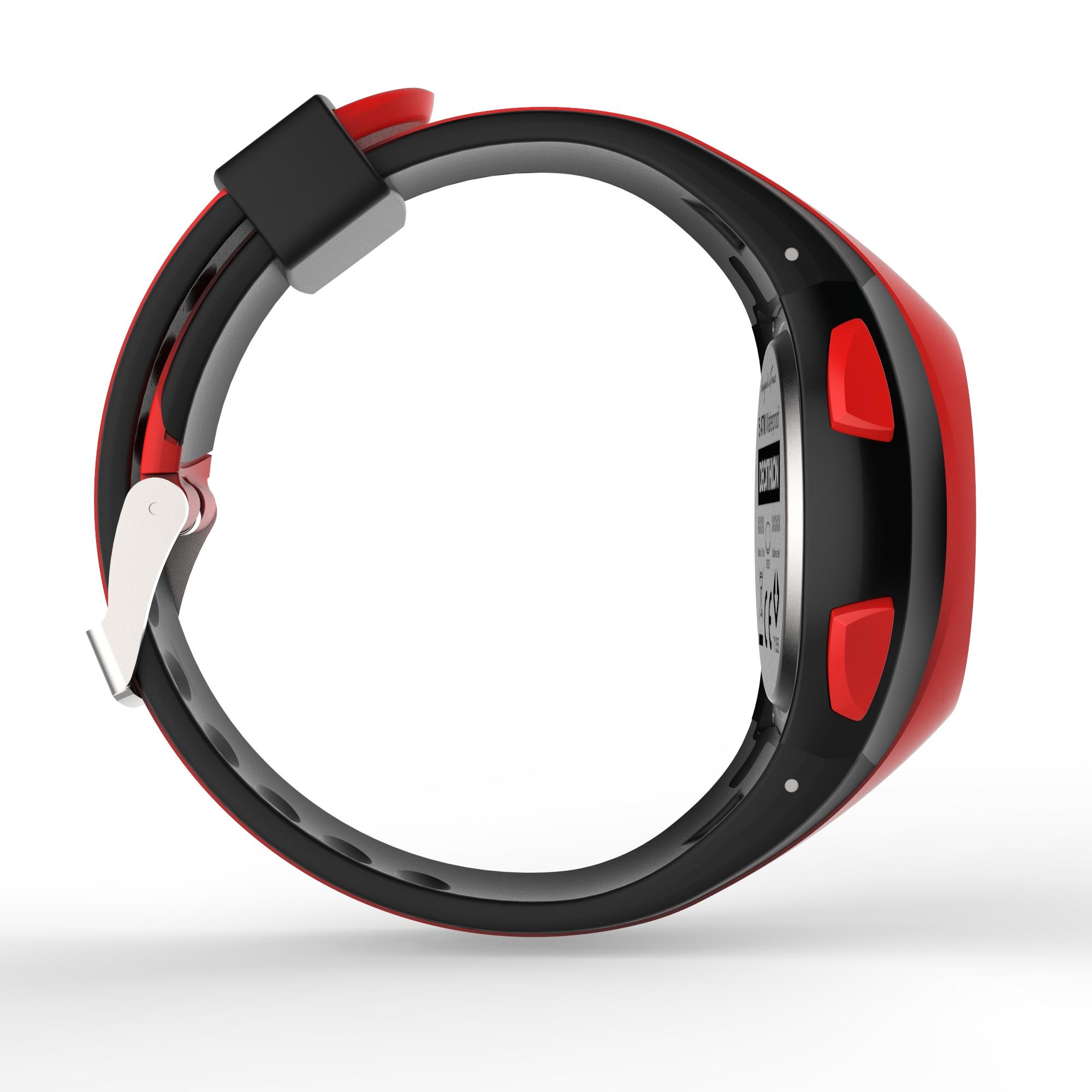 Hardloophorloge met stopwatch W200 M rood/zwart 5/10