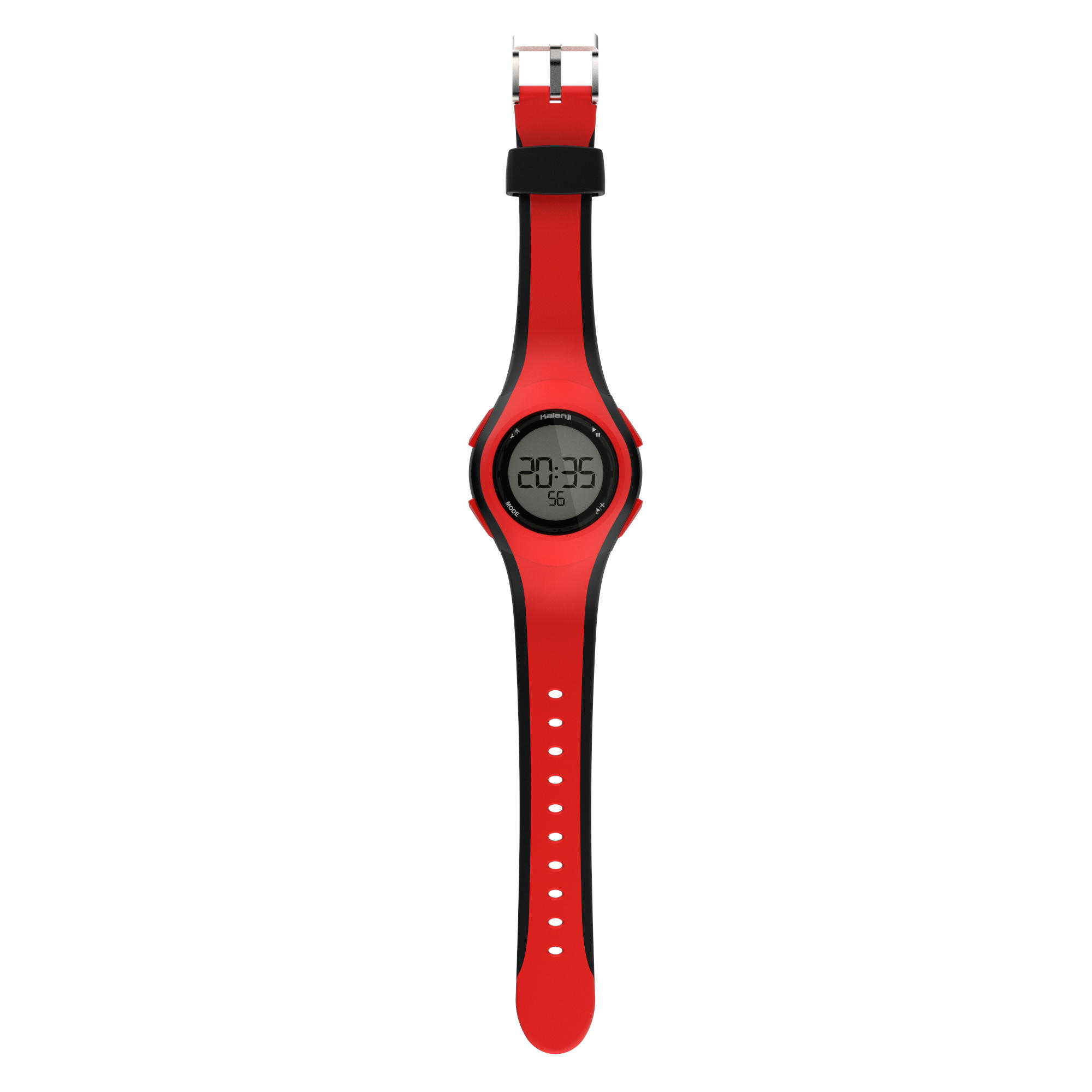 Hardloophorloge met stopwatch W200 M rood/zwart 7/10