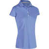 Golf Poloshirt 500 Kurzarm Damen lavendelblau