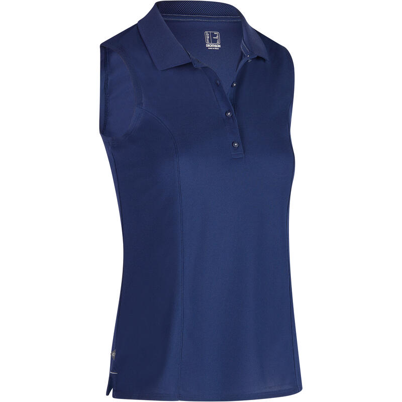 women's sleeveless polo shirts