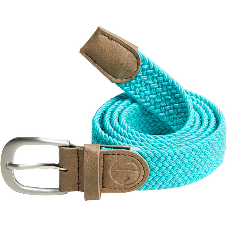 Turquoise adult golf stretchy belt size 1