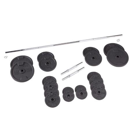 kit training dumbbells kg bars weight domyos decathlon