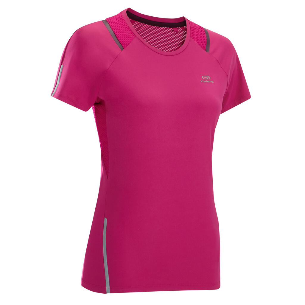 Laufshirt kurzarm Run Dry+ Damen rosa