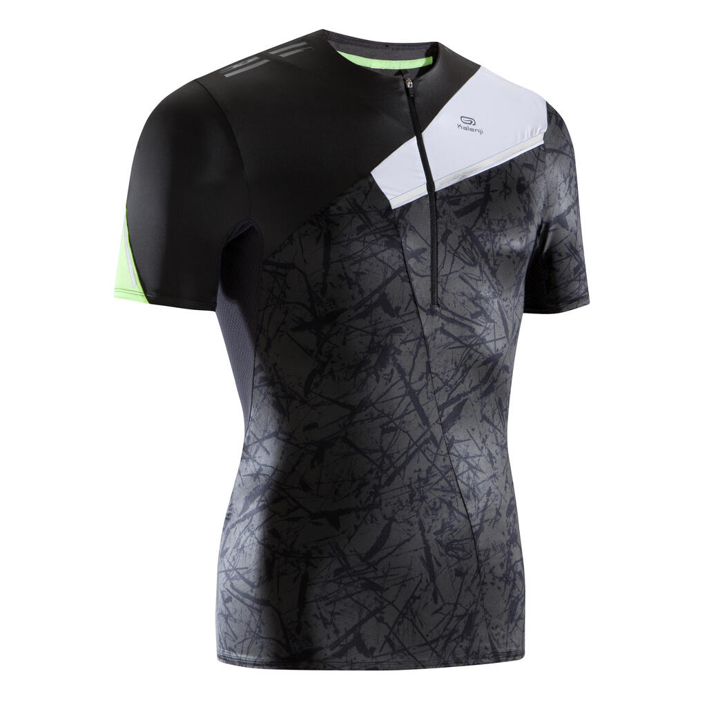 Men's Short Sleeved Perf Trail Running T-Shirt - Graph Grey