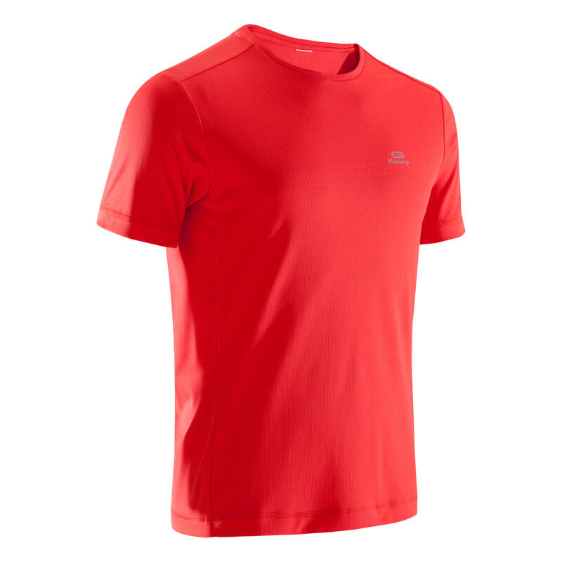 Camiseta para Hombre Kalenji Dry Running Rojo Coral
