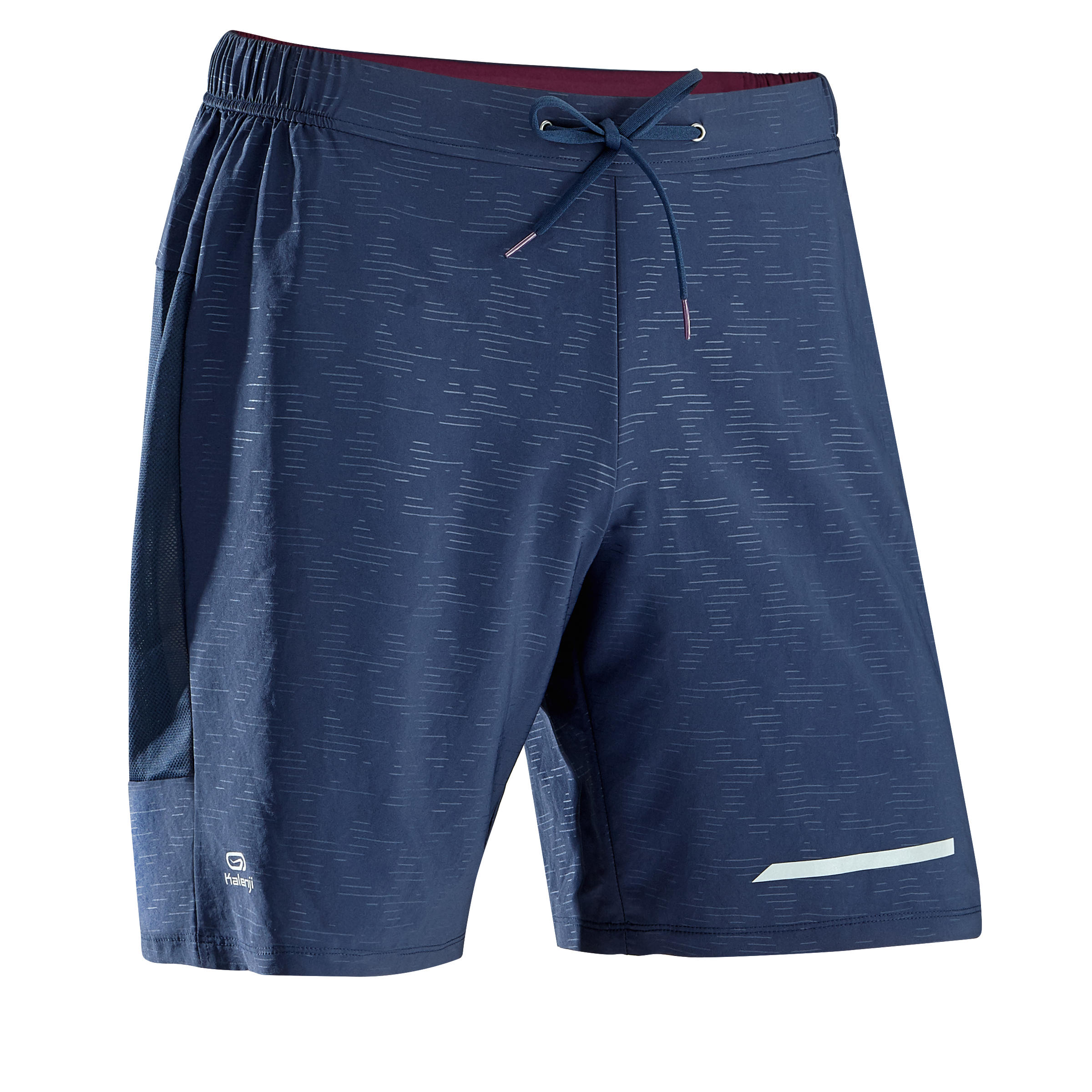 KALENJI RUN DRY+ MEN'S RUNNING SHORTS - NAVY BLUE