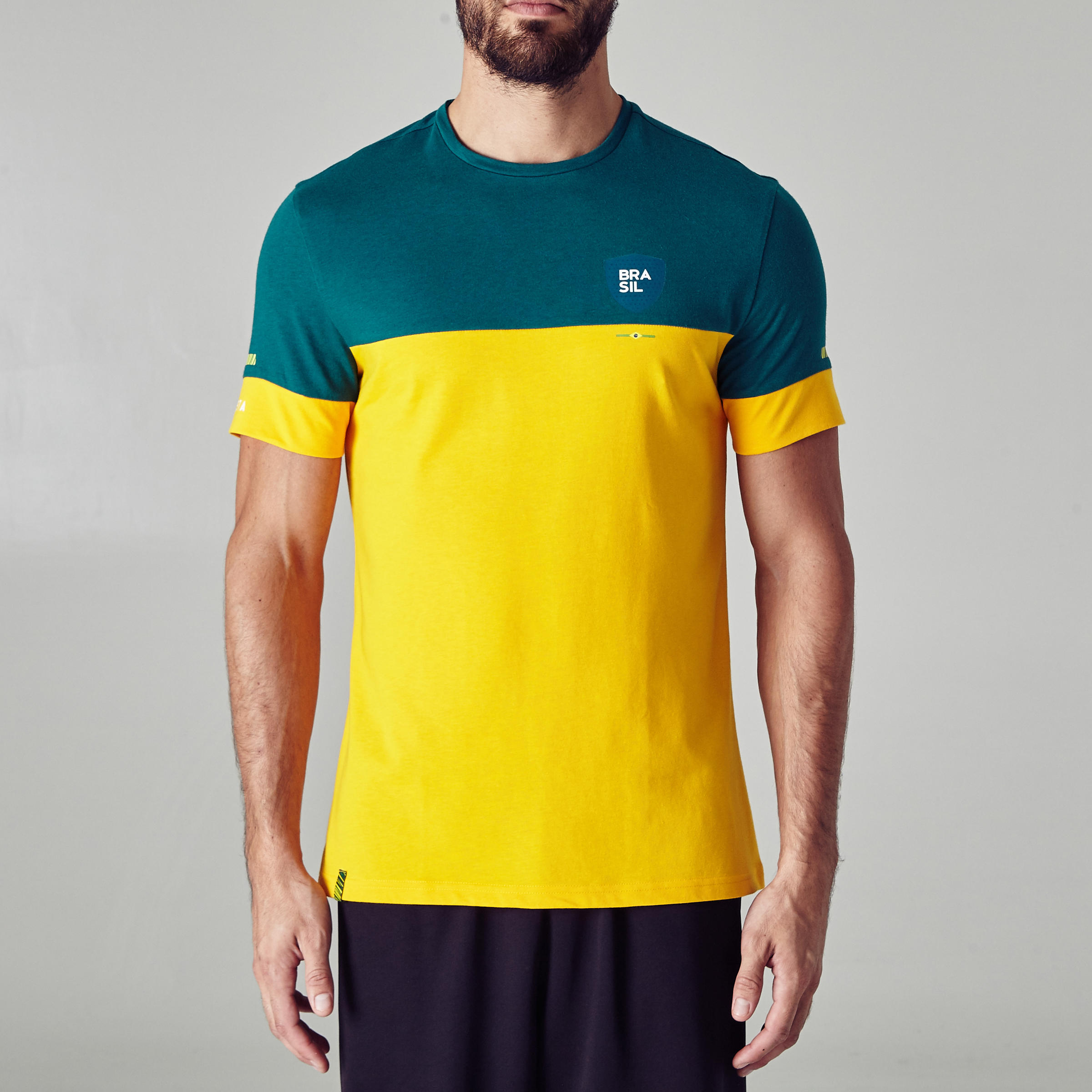

FF100 Adult Brazil Football T-Shirt
