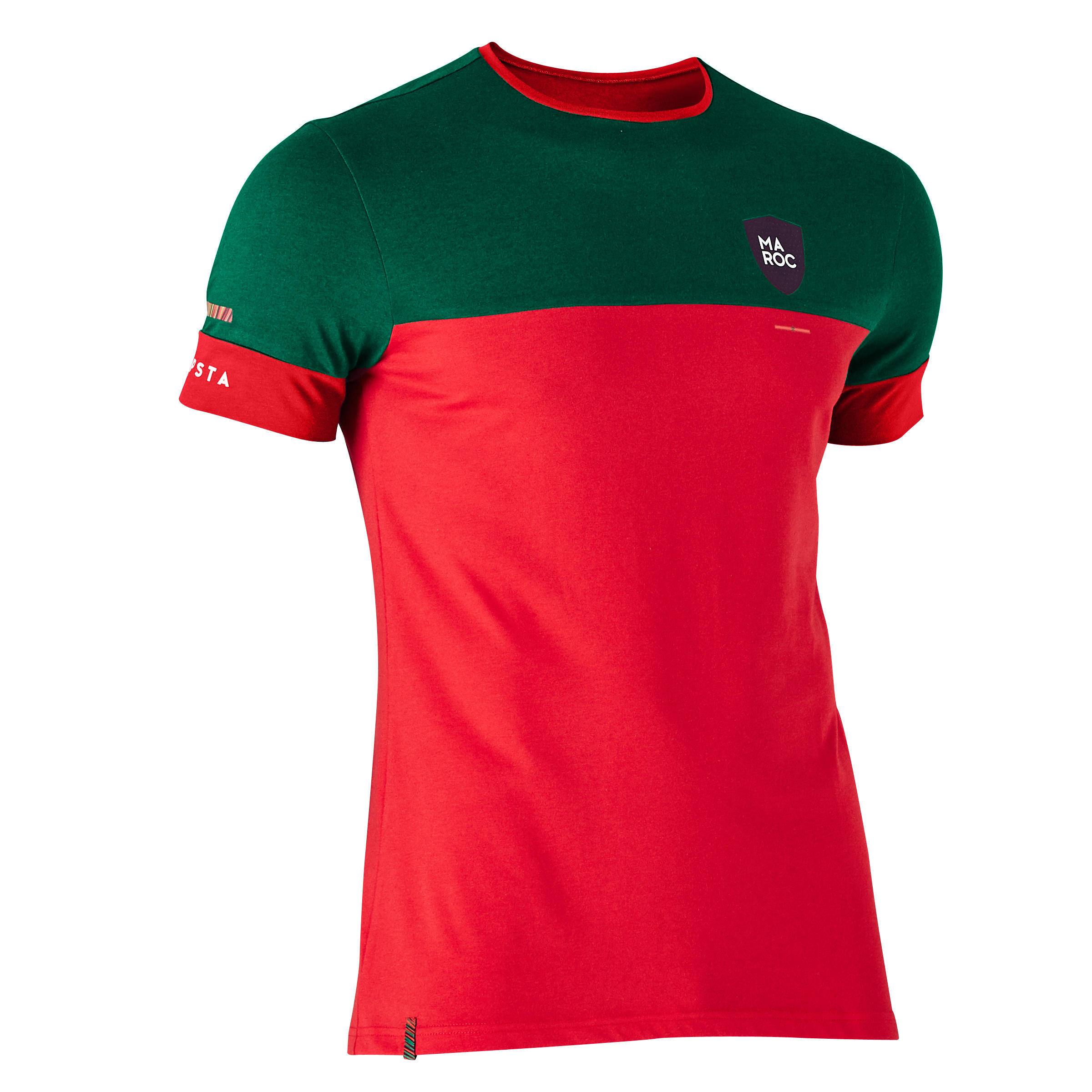 T shirt de football adulte FF100 Maroc Decathlon