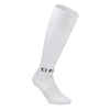 Detské futbalové ponožky F500 sivo-biele