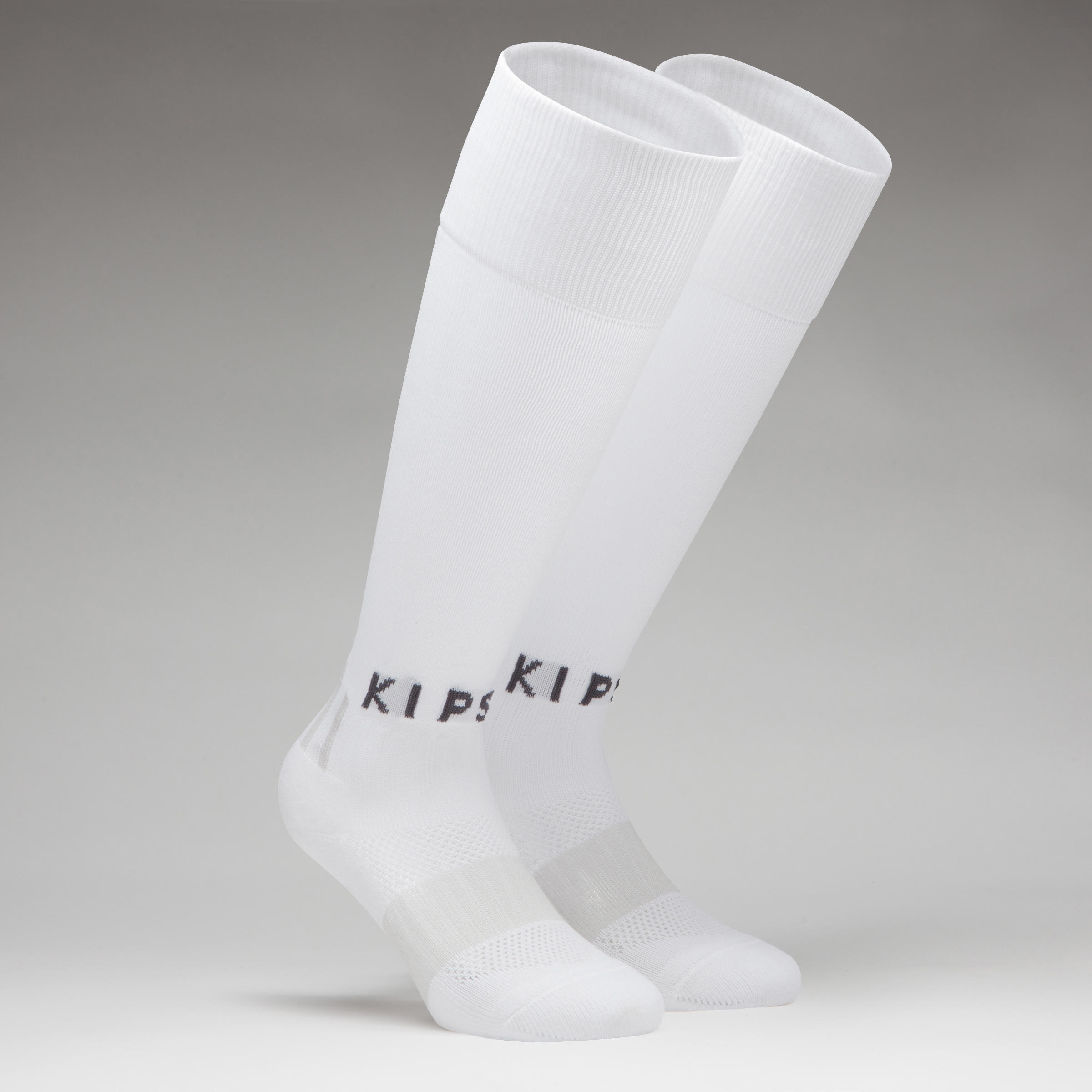F500 Kids' Football Socks - White/Grey 2/7
