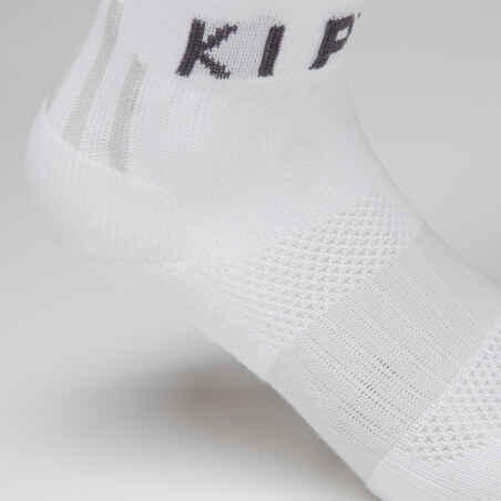 F500 Kids' Football Socks - White/Grey