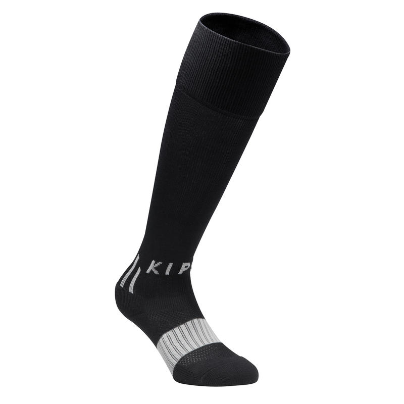 Medias largas largas de futbol niños F 500 negro Medias largas largas de futbol niños F 500 negro