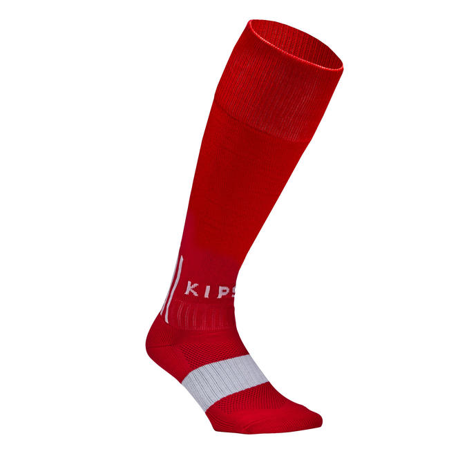 Kipsta F500 Adult Football Socks Red