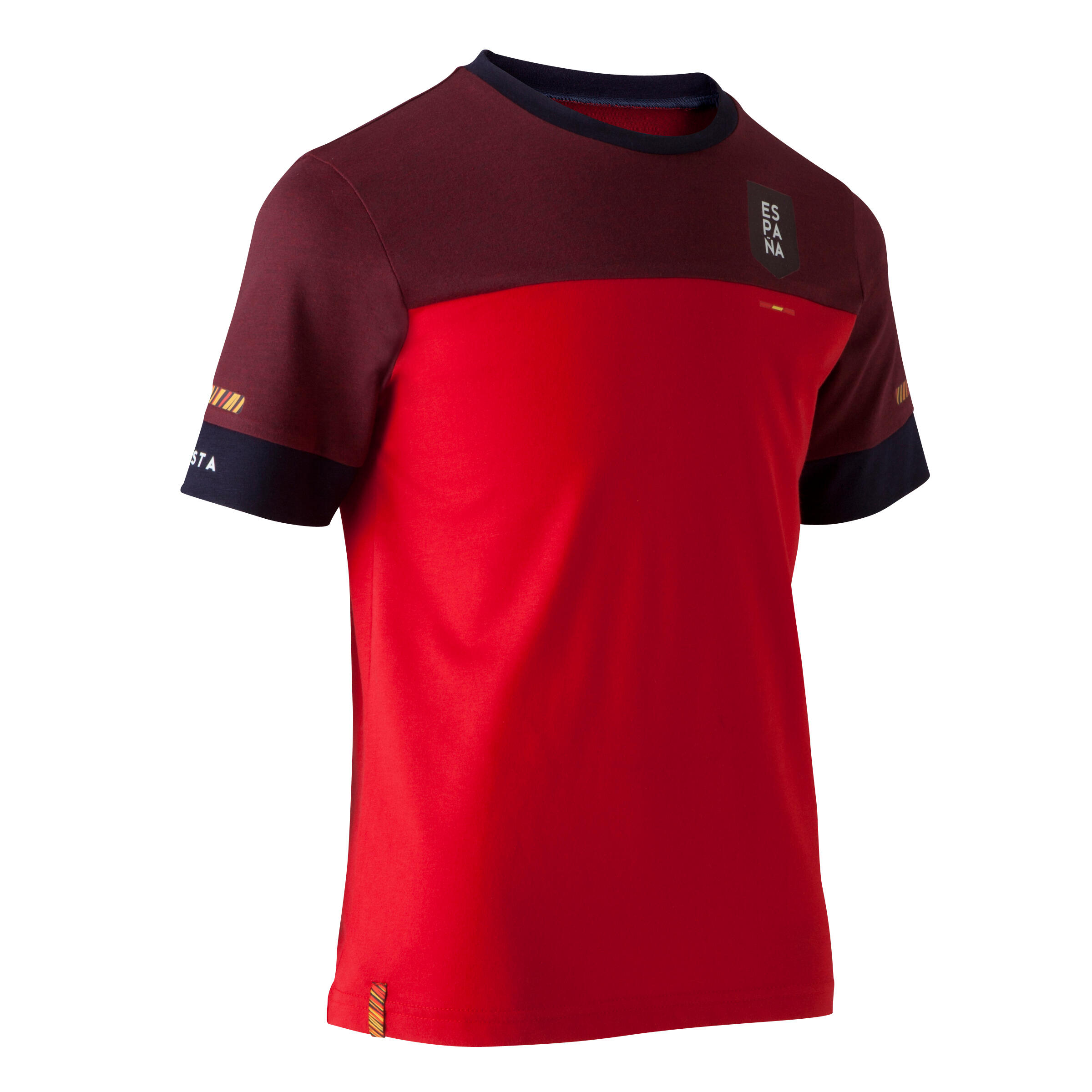 Tricou Fotbal Ff100 Spania Copii