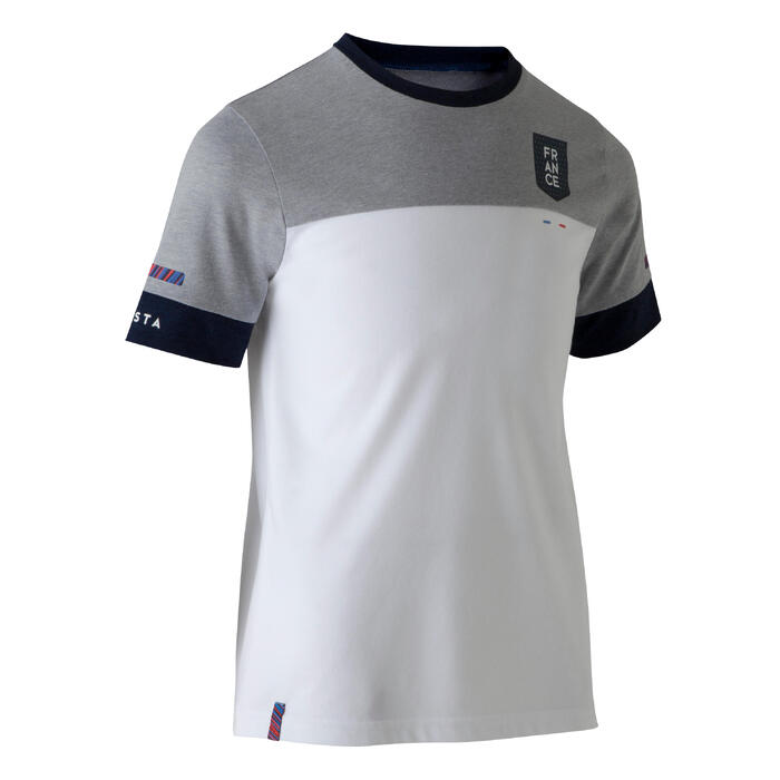 T Shirt De Football Enfant Ff100 France Bleu