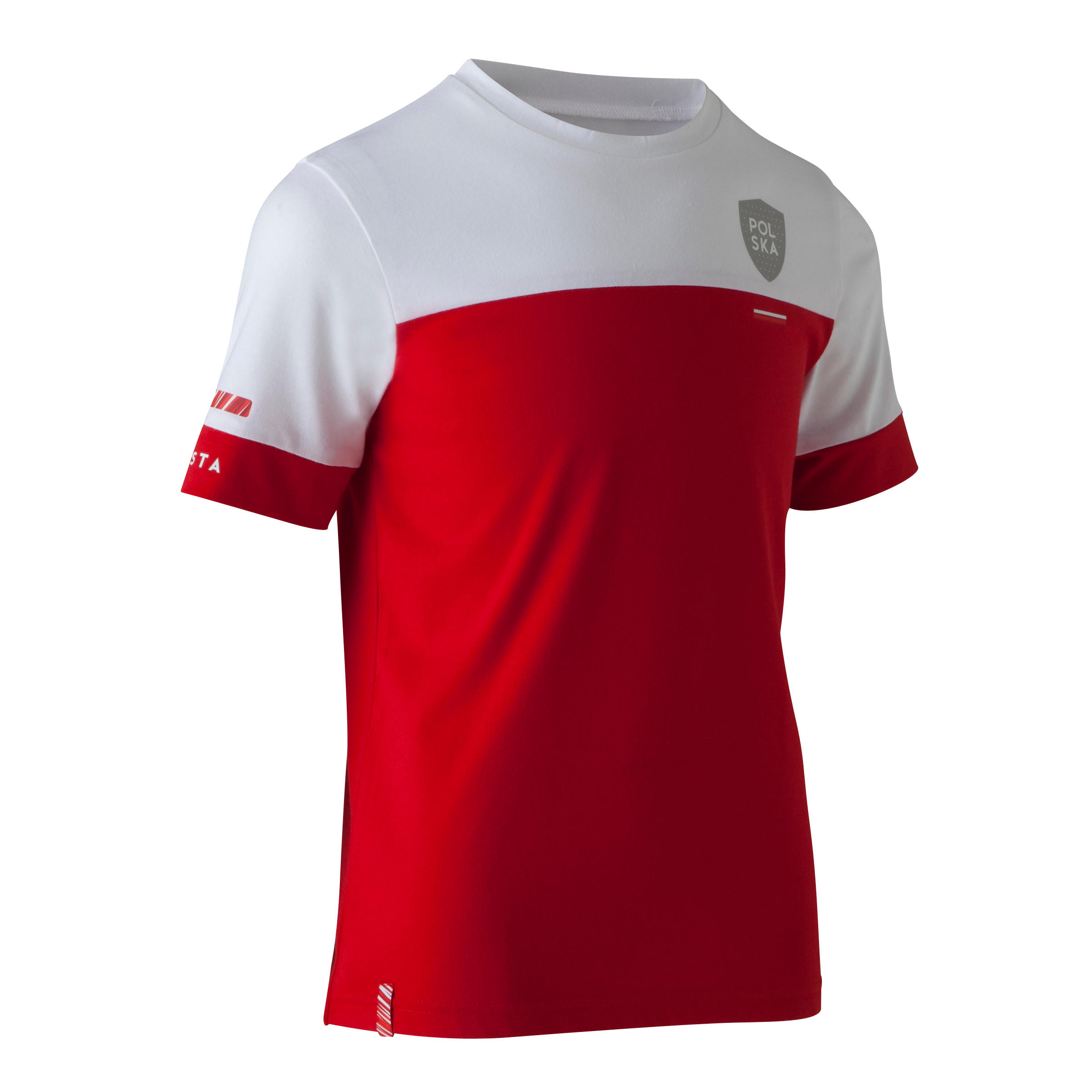 FF100 Kids Football T-shirt Poland 1/11