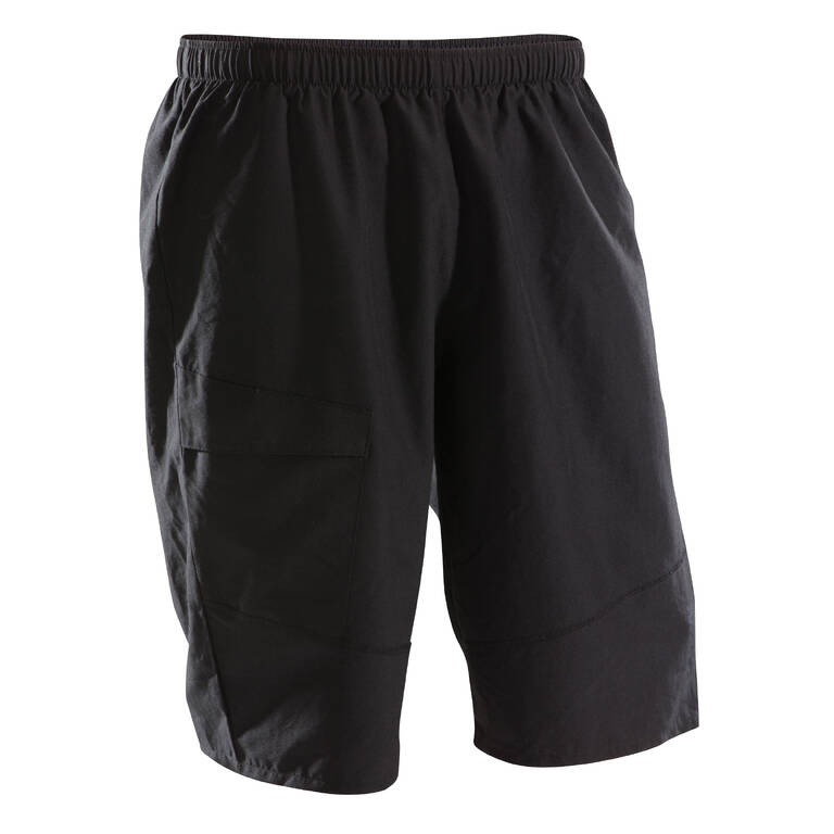 100 Mountain Bike Shorts - Hitam