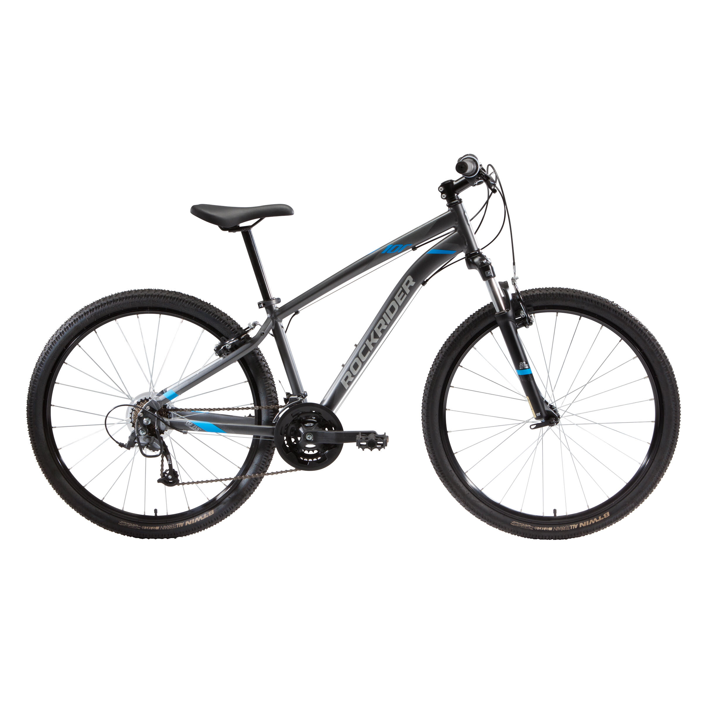 Rockrider Mtb St100 275 Btwin 3X7 Speed Mountainbike Grijs rockrider kopen in de aanbieding Rockrider Mtb St100 275 Btwin 3X7 Speed Mountainbike Grijs rockrider kopen in de aanbieding