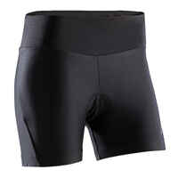 Women's Mountain Biking Cycling Shorts ST100 - Black