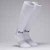 Futbalové ponožky F500 pre dospelých biele