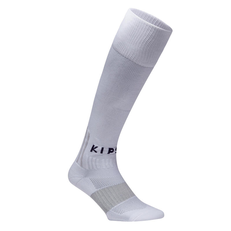 Chaussette de soccer adulte F500 blanche Chaussette de soccer adulte F500 blanche