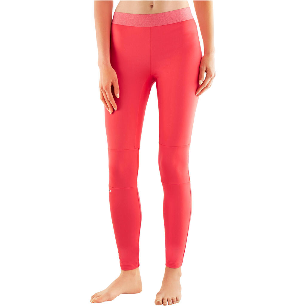 WOMEN'S FRESHWARM RED BASE-LAYER SKI TROUSERS