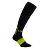 Futbalové ponožky pre dospelých F500 čierno-žlté