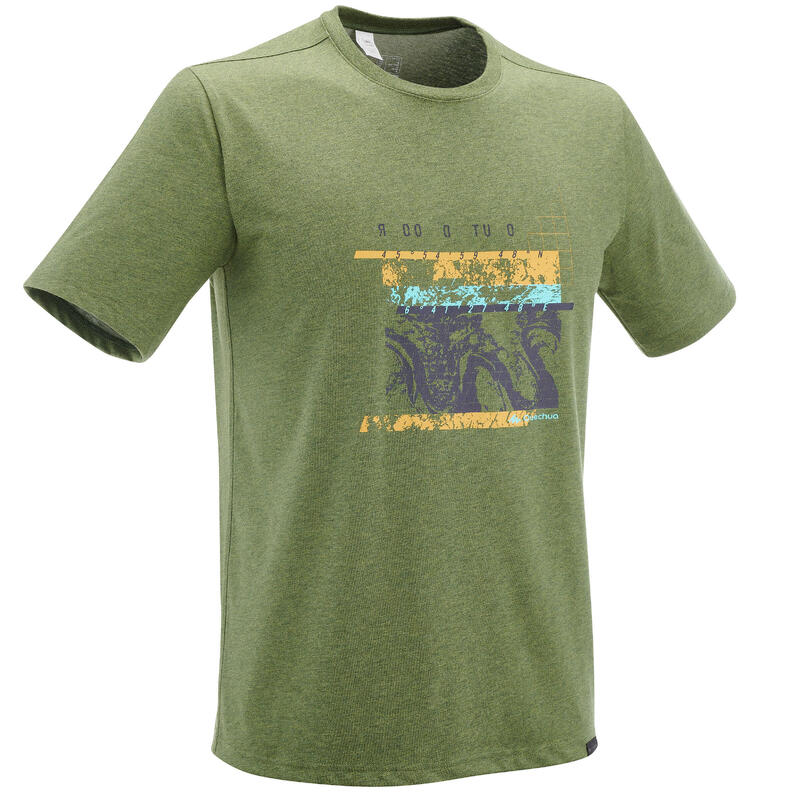 NH500 Men's Country Walking T-shirt - Khaki NH500 Men's Country Walking T-shirt - Khaki