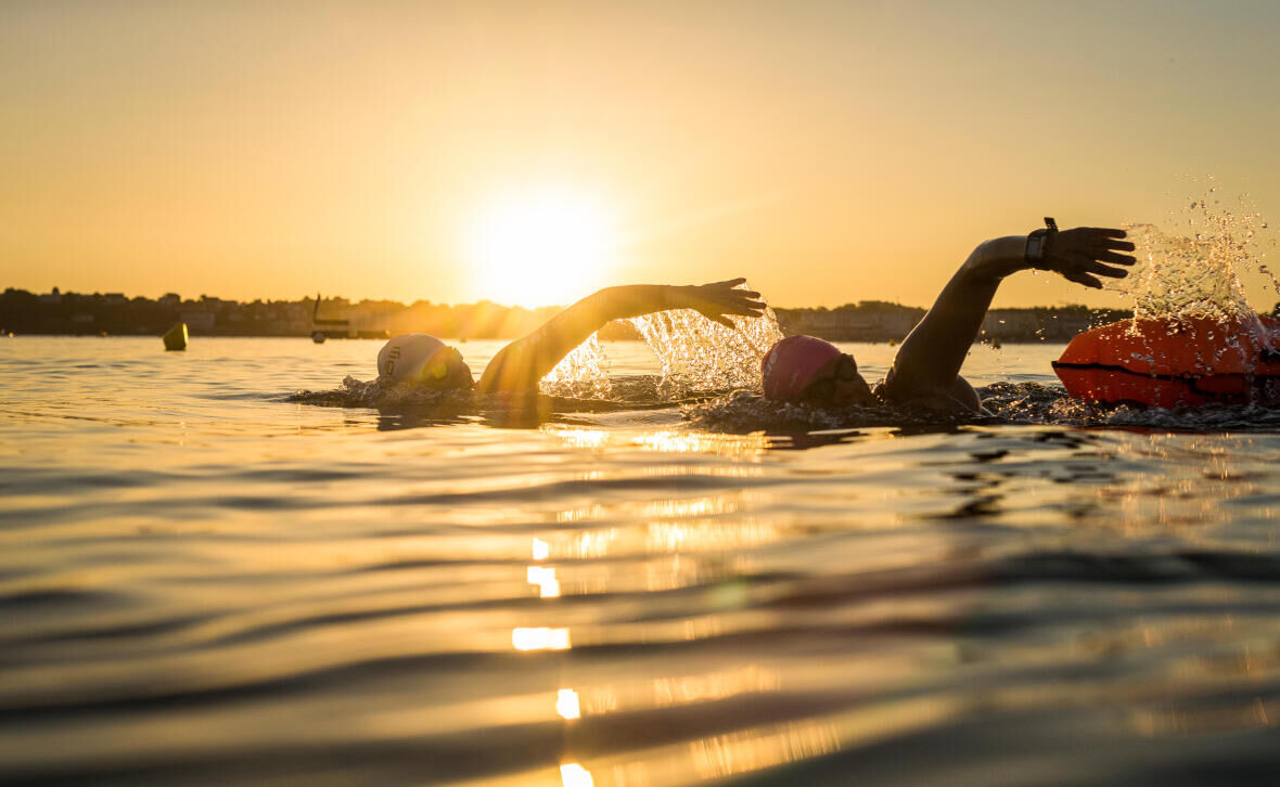 Swimming: How to train for a triathlon
