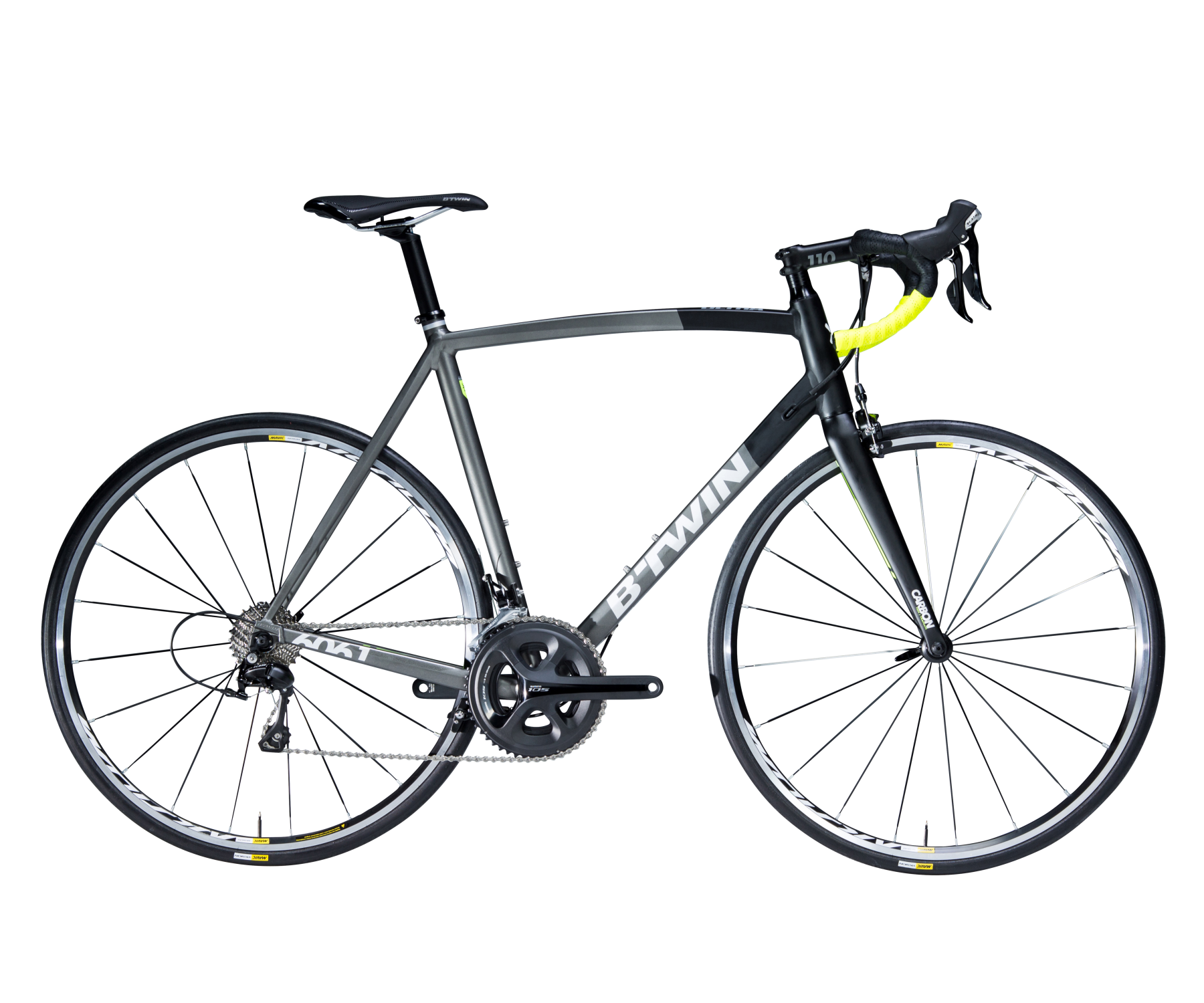 Rennrad Ultra 900 AF schwarz grau gelb