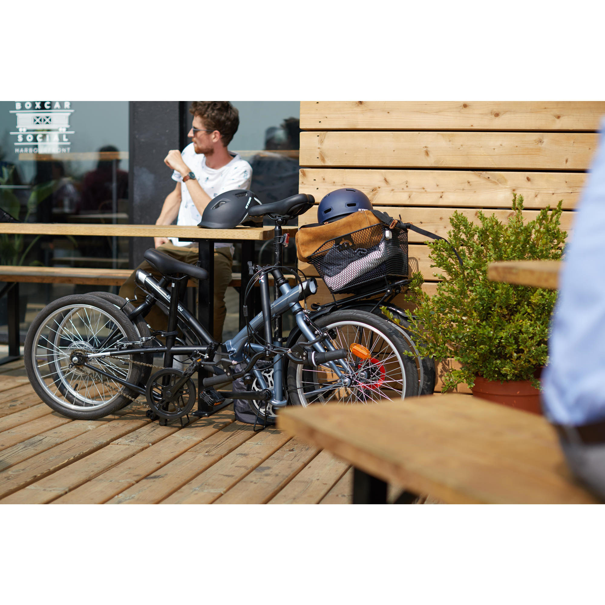 Velo pliant tilt 100 noir hotsell