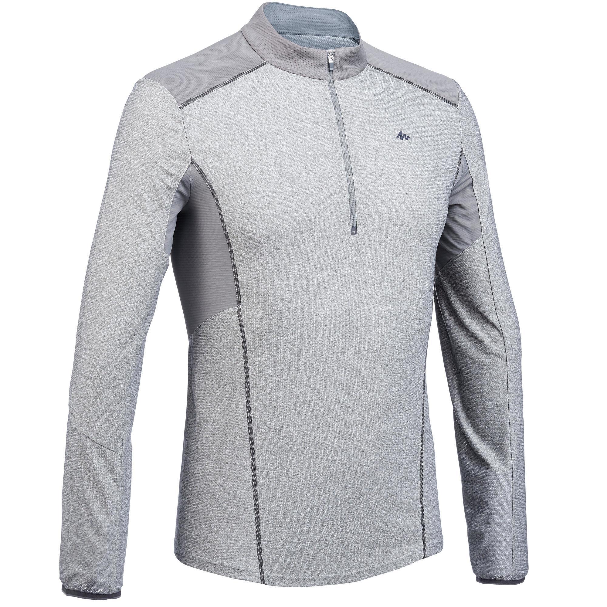 Men's long-sleeved mountain walking t 