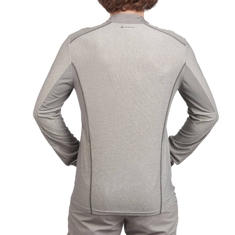 Men's Hiking Synthetic Long-Sleeved T-Shirt  MH550