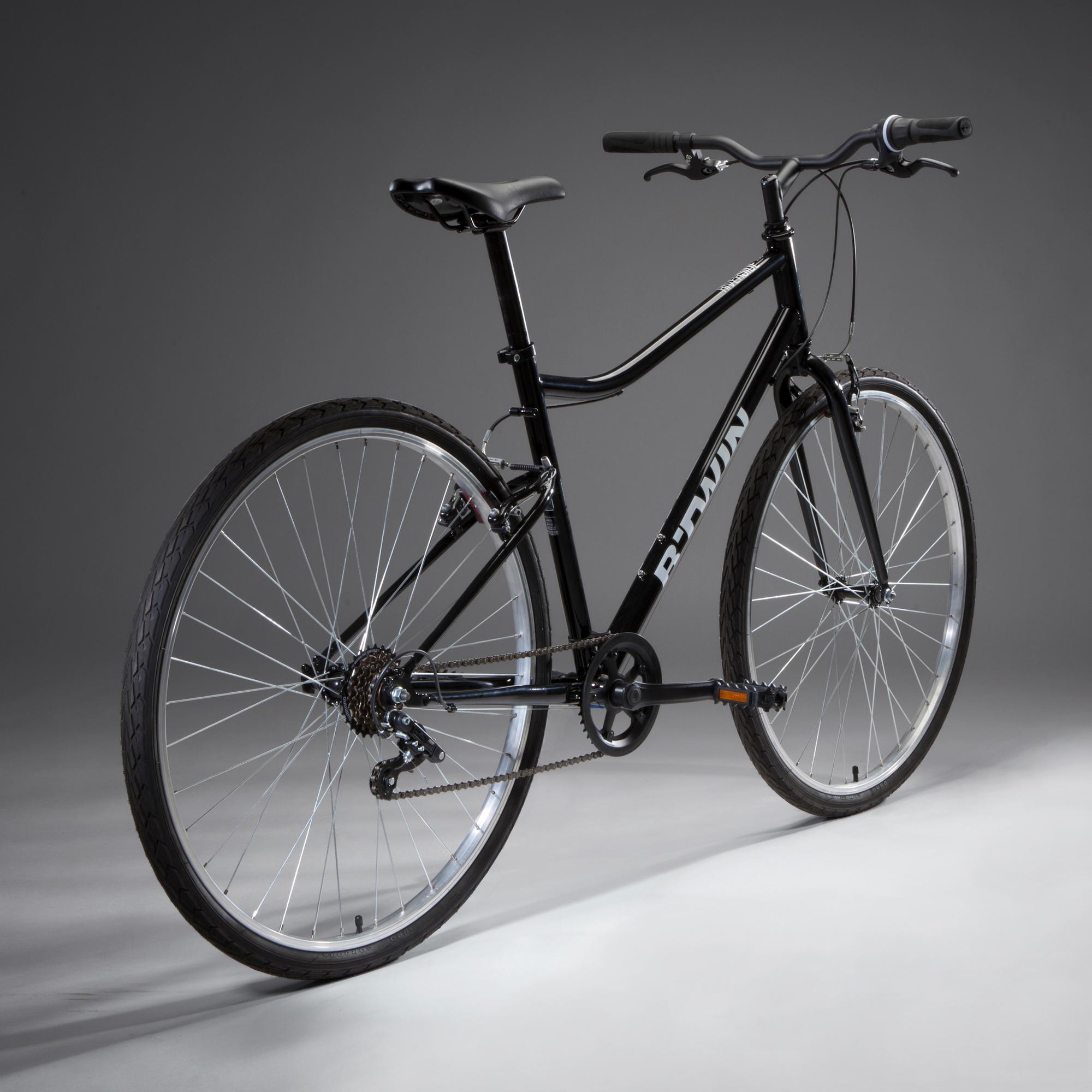 Riverside 100 Hybrid Bike - Black 