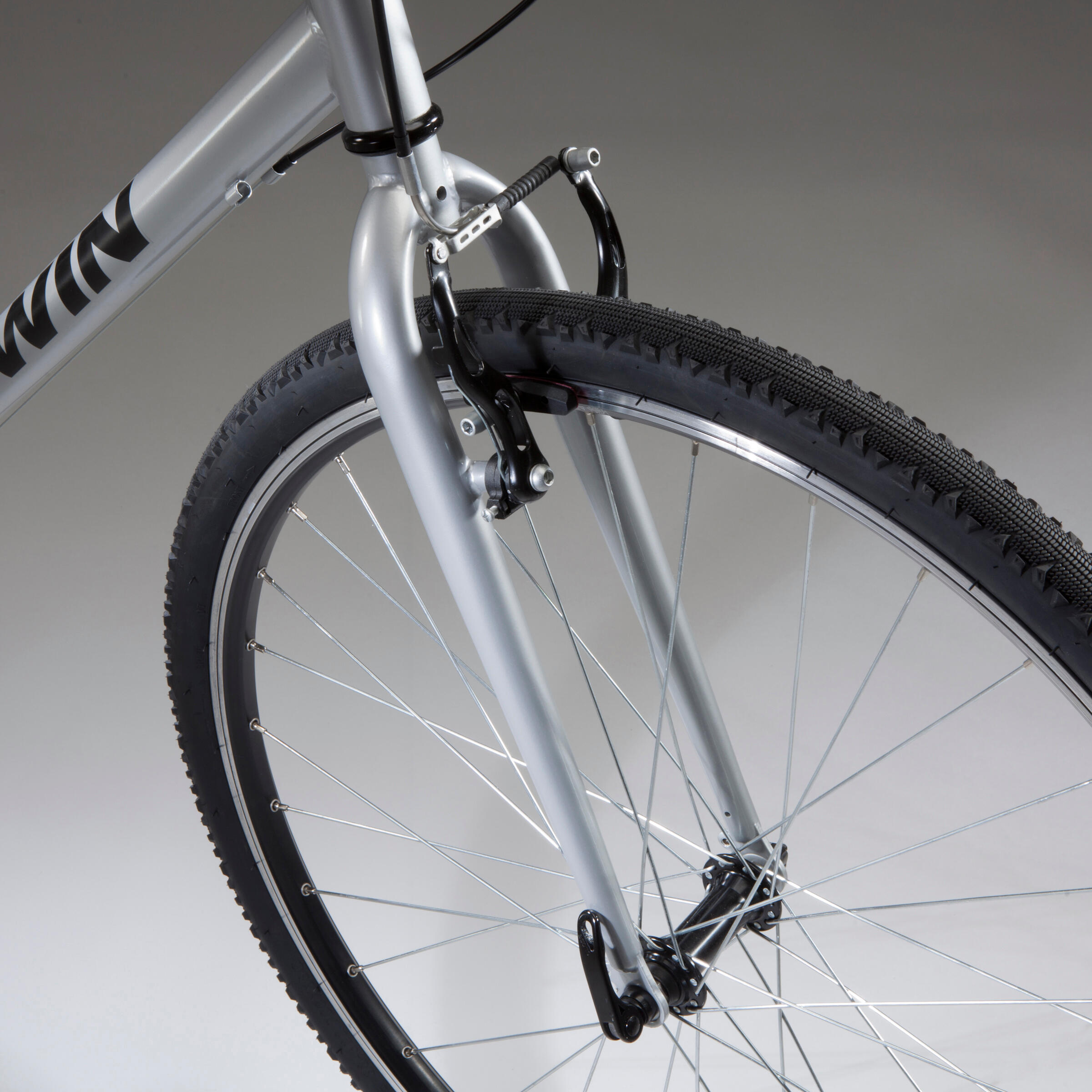Bici trekking RIVERSIDE 120 grigia RIVERSIDE | DECATHLON