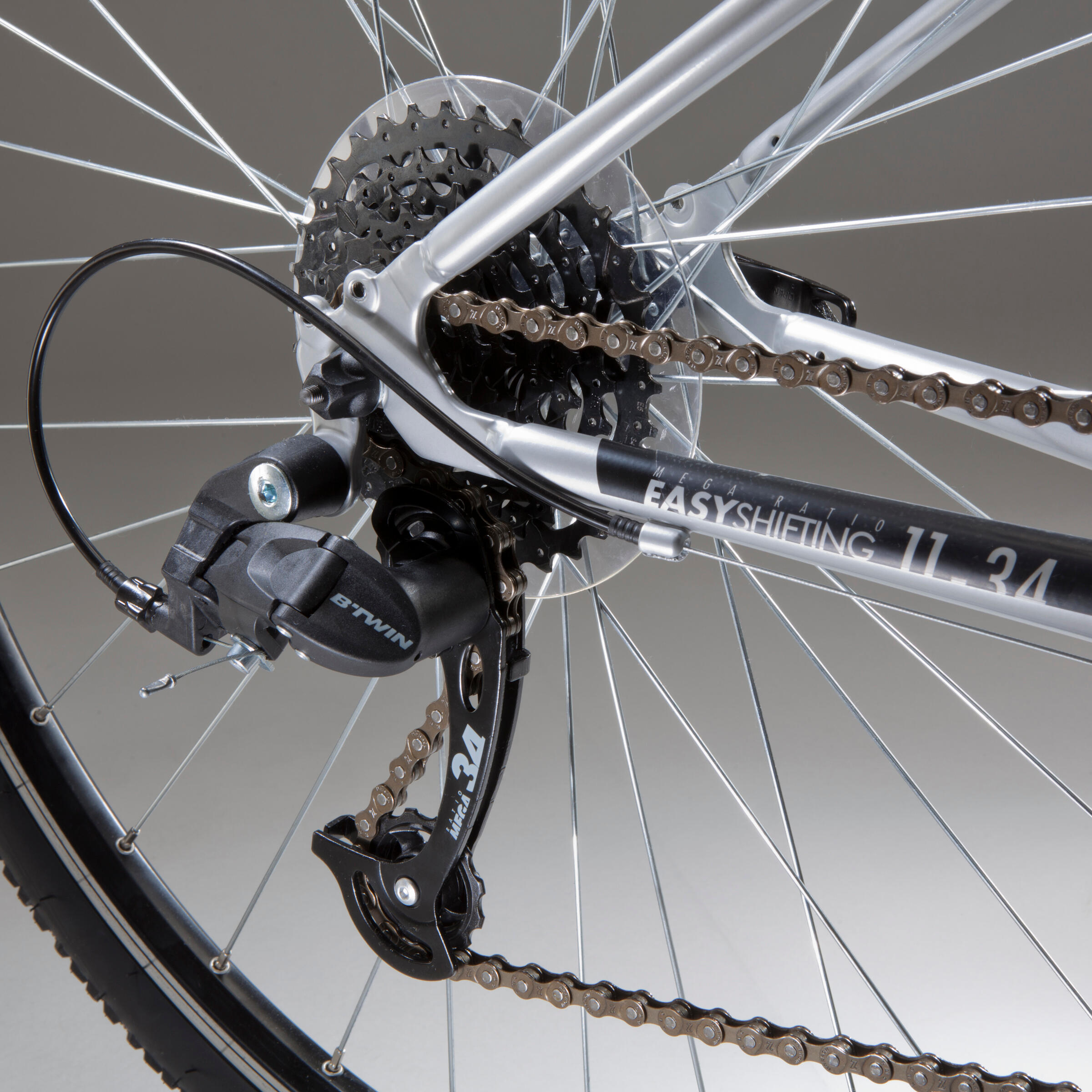 V LO TOUT CHEMIN RIVERSIDE 120 GRIS METAL Decathlon