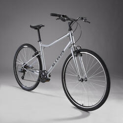 Bici trekking RIVERSIDE 120 grigia RIVERSIDE | DECATHLON