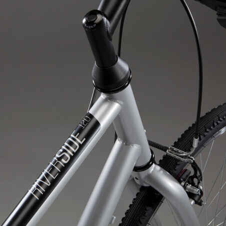 Cross Bike 28 Zoll Riverside 120 grau-metallic