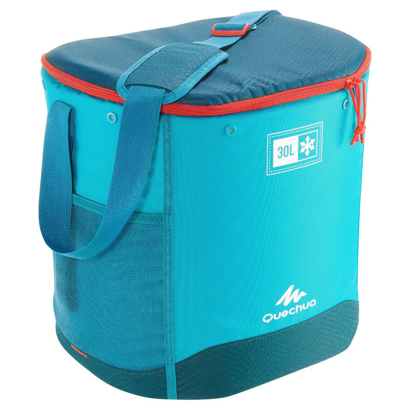 Hűtőtáska Compact kempingezés vagy kiránduláshoz, 30 liter, kék
