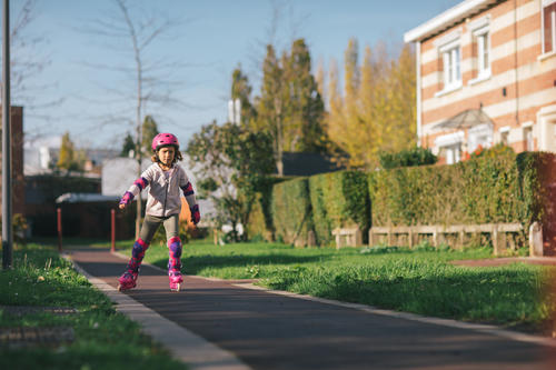 Roller Enfant Play3 Rose Violet Pour Les Clubs Et Collectivites Decathlon Pro