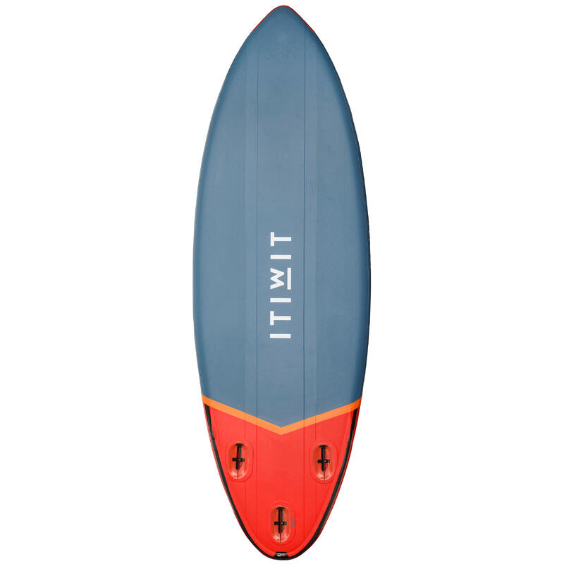 STAND UP PADDLE GONFLABLE DE SURF 500 / 8' ROUGE 135 L