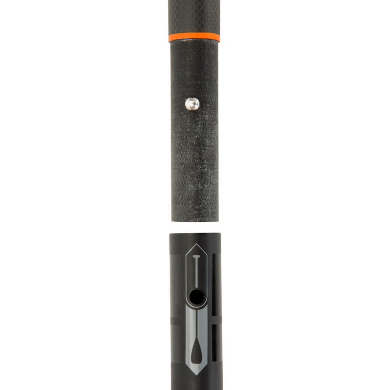 PAGAIA DE STAND UP PADDLE 900 CARBONO REGULÁVEL DESMONTÁVEL 3 PARTES 170-210 CM