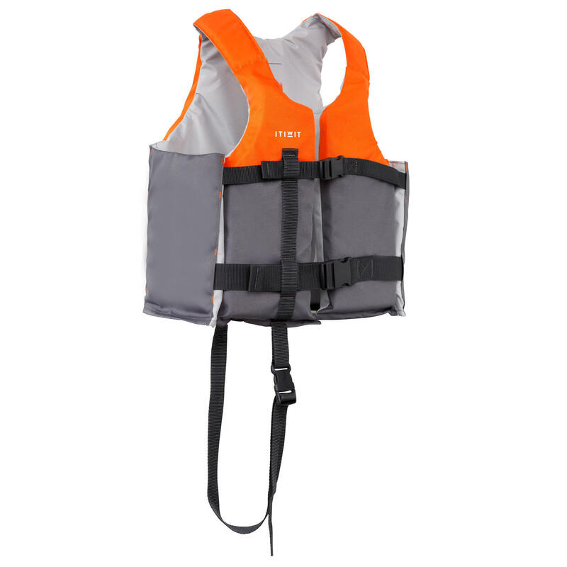 Gilet aide à la flottaison 50N+ orange kayak stand up paddle dériveur