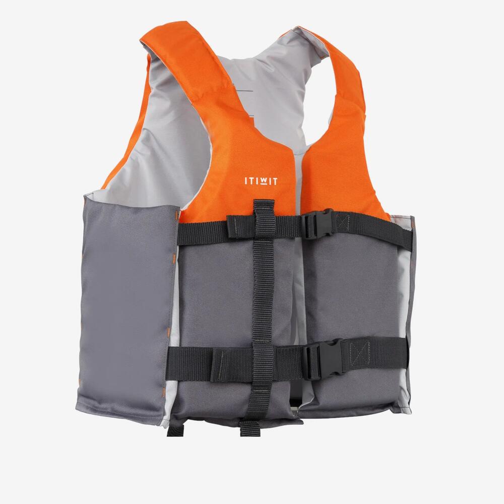 GILET AIDE A LA FLOTTABILITE 50N ORANGE KAYAK STAND UP PADDLE DERIVEUR TRIBORD